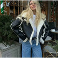 Women's Loose Lamb Wool Short Coat