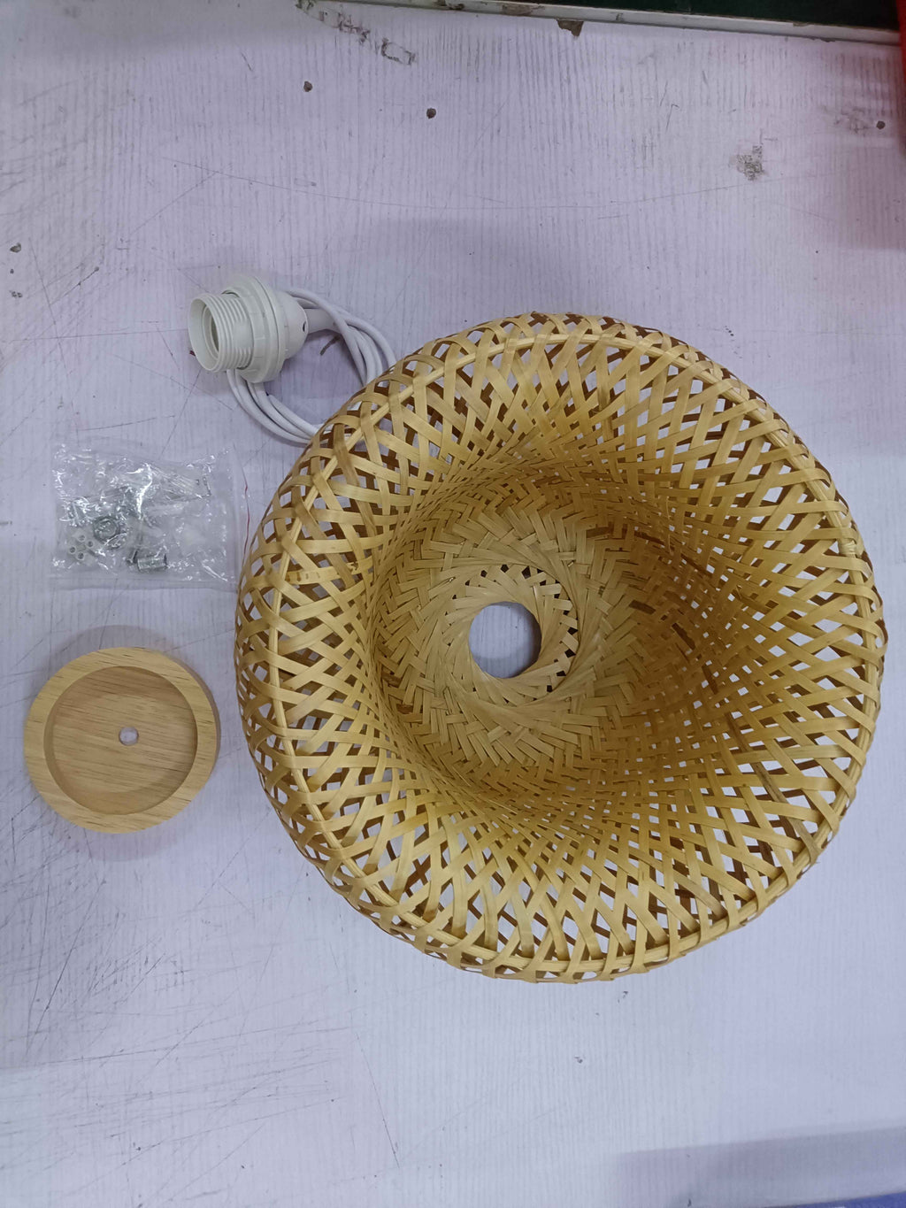 Bamboo Woven Simple Japanese Creative Pastoral Chandelier