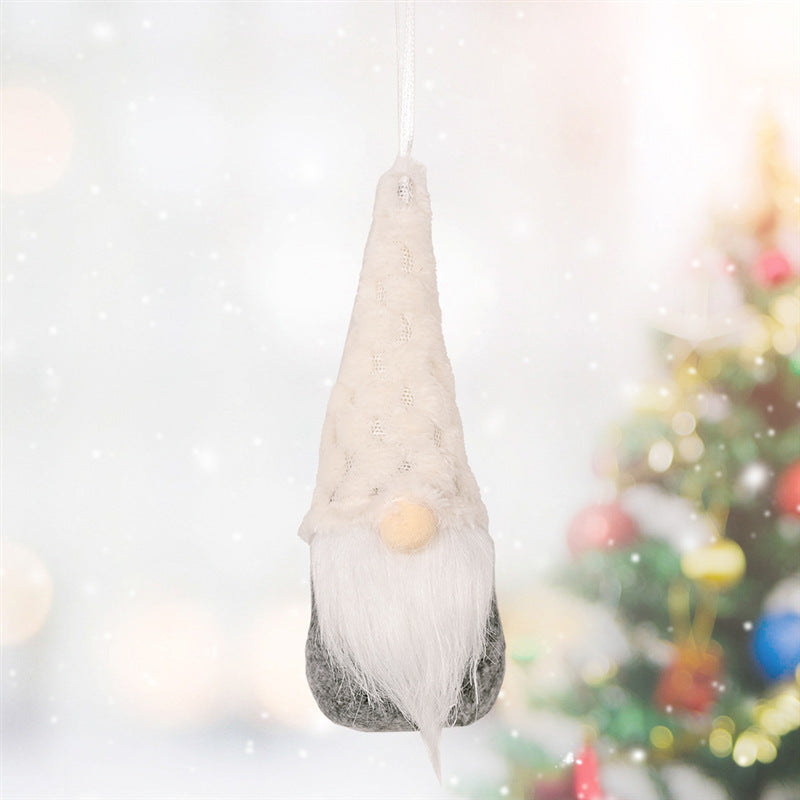 Knitted Christmas Tree Pendant Ornaments – Small Hanging Decor, 3 Styles