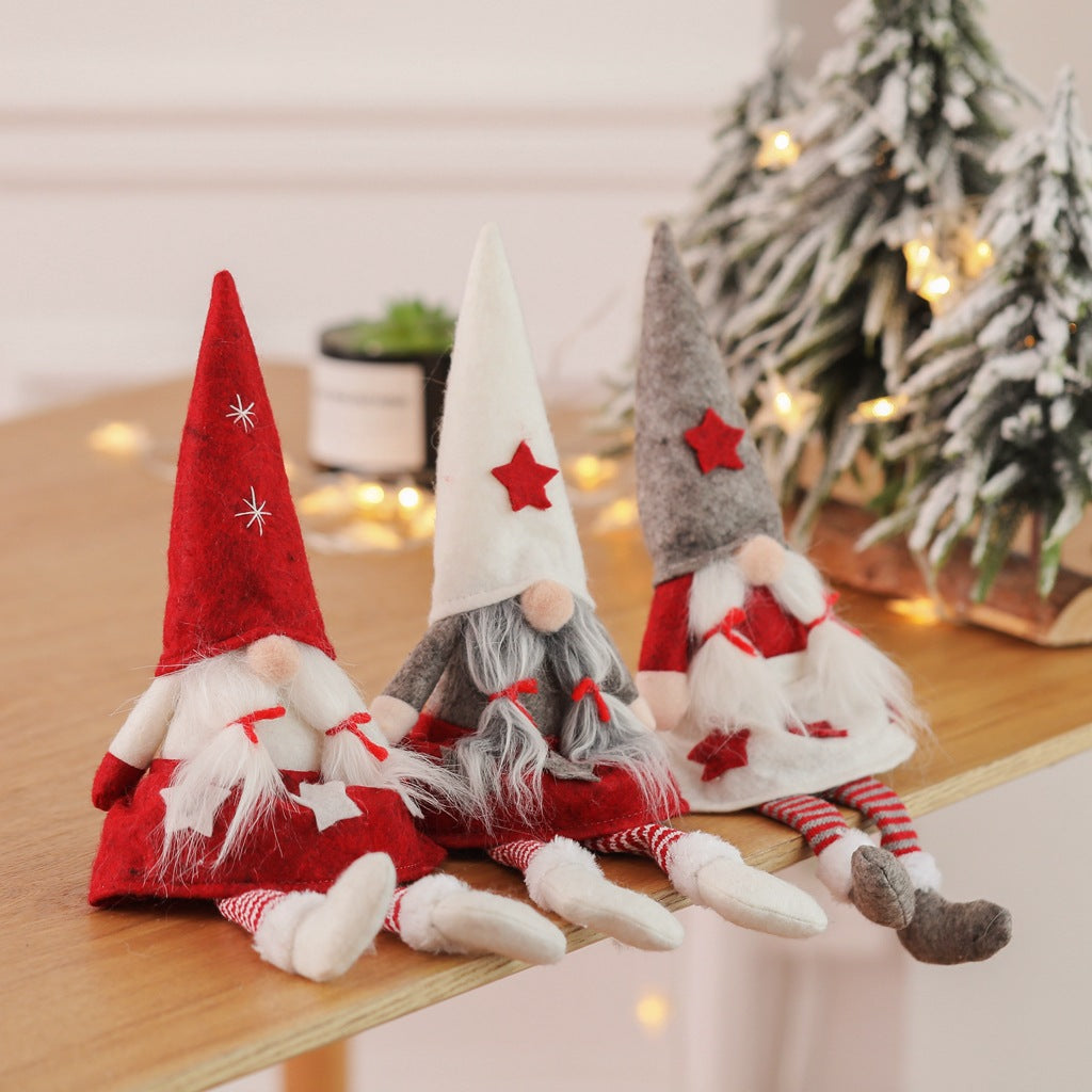 Christmas Gnome Figurine Holiday Table Decor
