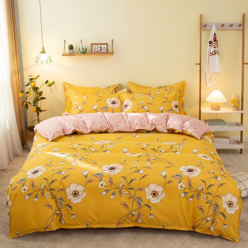 Floral Cotton Duvet Cover Set