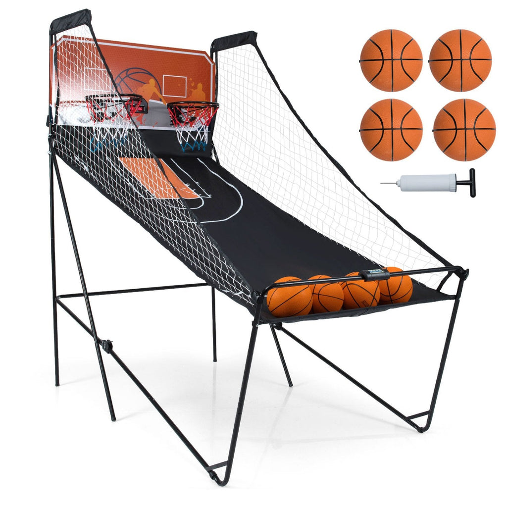 Foldable Basketball Arcade Game with 8 Exciting Playing Modes [Best Seller in the US]