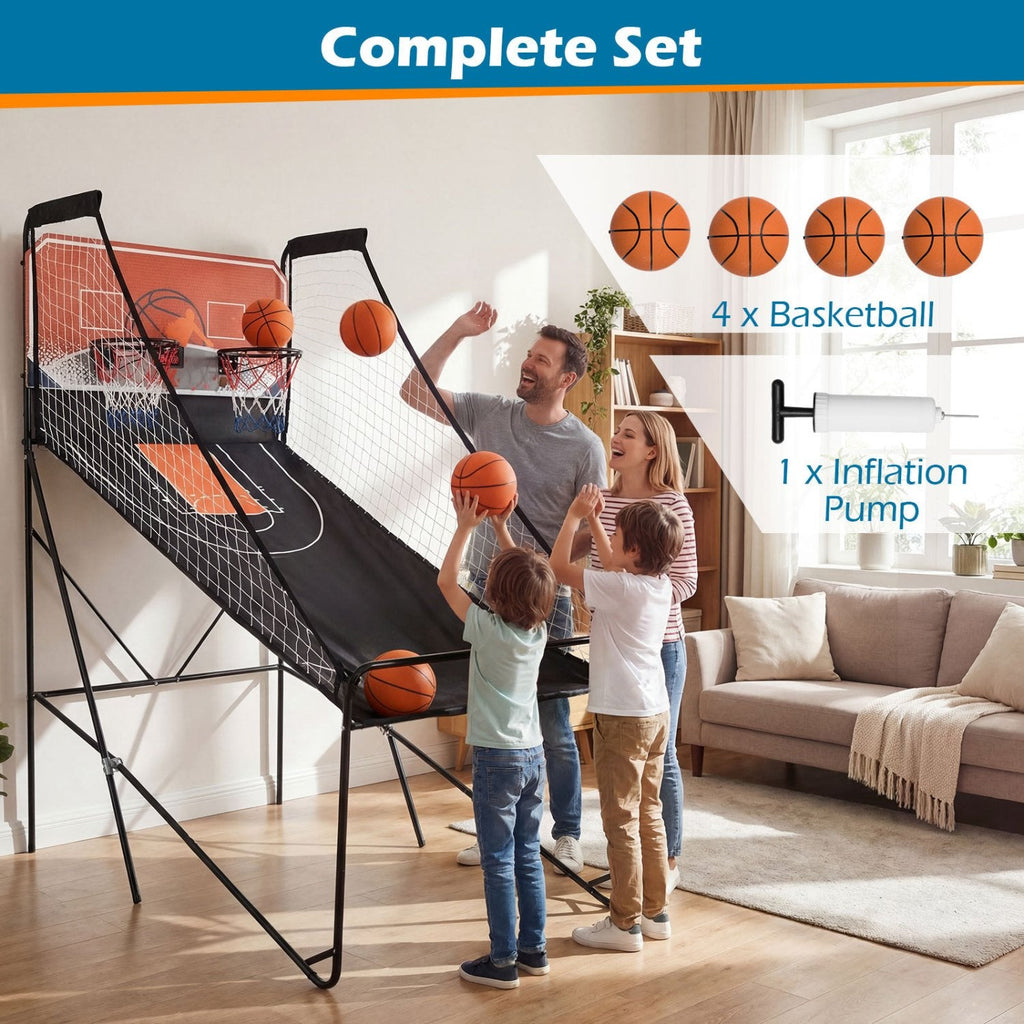 Foldable Basketball Arcade Game with 8 Exciting Playing Modes [Best Seller in the US]