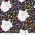 Tula Pink - Gray Work - Just Bearly Carbon - PWTP261-CARBON