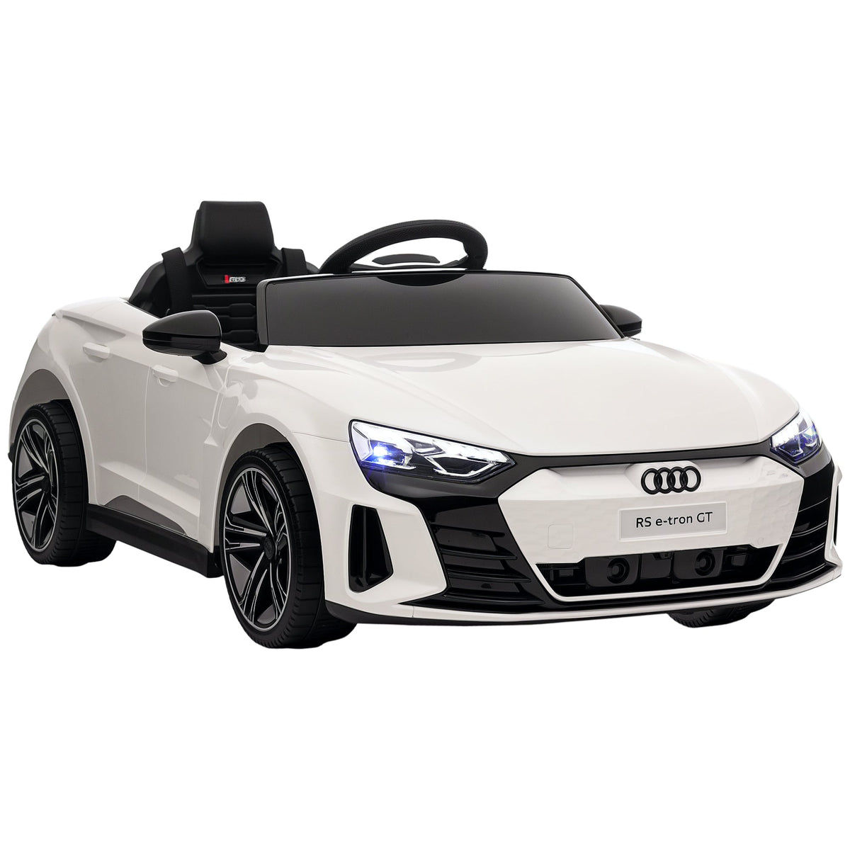 Ride-On Toy On Car with Remote Control, 12V 3.1 MPH Electric Ride for Kids w/ Suspension System, Horn Honking, Black