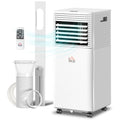 10000 BTU Portable Air Conditioner with Fan & Dehumidifier Mode, Quiet AC Unit with Remote Control, 24-Hour Timer, White