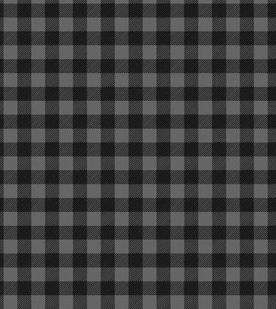 Wilmington Prints' Essentials - Buffalo Check - Gray/Black