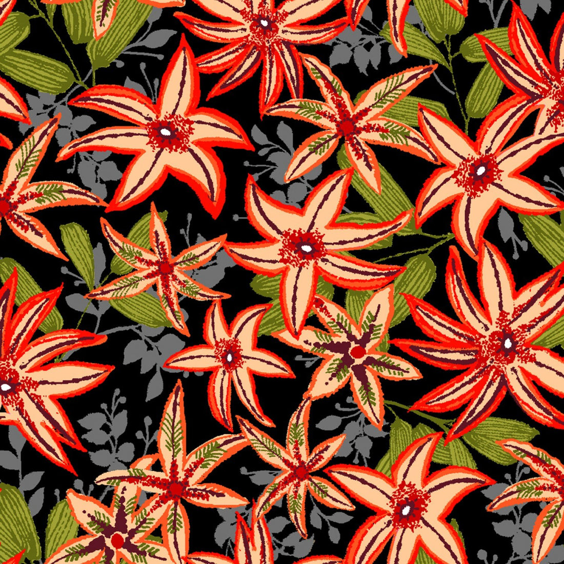 Paintbrush Studio UBUNTU 120-99822 Coral Flowers