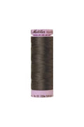 Mettler Silk-finish 50wt Solid Cotton Thread 164yd/150m Dark Charcoal