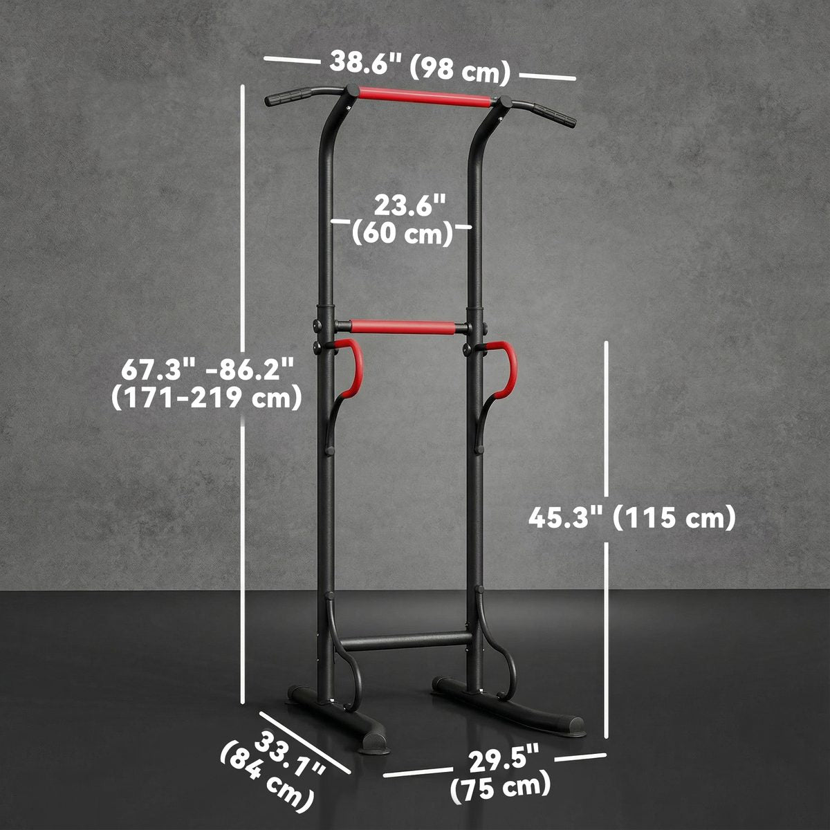 Power Tower, Pull Up Bar, Dip Station for Home Office Gym Multi-Function Workout Equipment