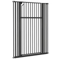 55" Extra Tall Pet Gate 30-41" Wide Adjustable Baby Gate Pressure Mounted for Doorways, Hallways, Stairs