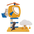 30 Inch Helicopter Cat Tree with a Cloud Platform and a Rung Ladder