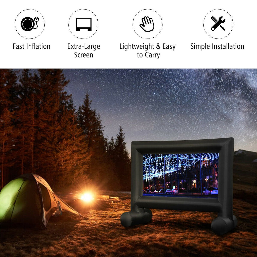 Inflatable Outdoor Movie Projector Screen with Blower-14 ft