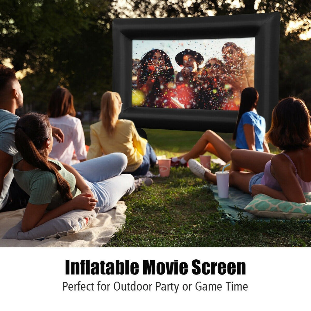 Inflatable Outdoor Movie Projector Screen with Blower-14 ft