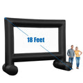 Inflatable Outdoor Movie Projector Screen with Blower and Carrying Bag-18 ft