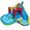 Inflatable Water Park with Splash Pool, Ball Pit and Water Cannon, No Blower