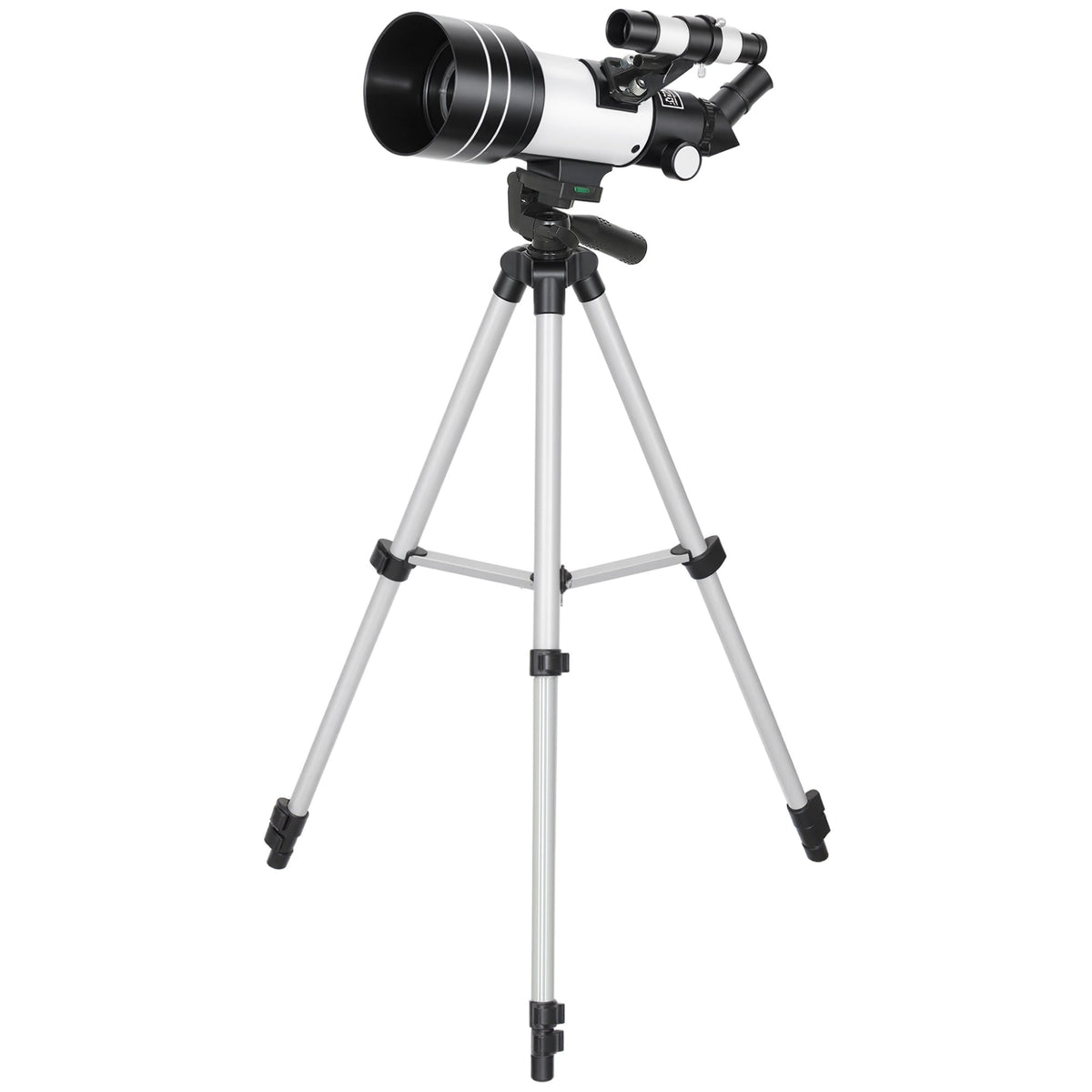 Astronomical Telescope for Adults, 70 mm Aperture Refractor Telescope with 100X, Adjustable Tripod, White