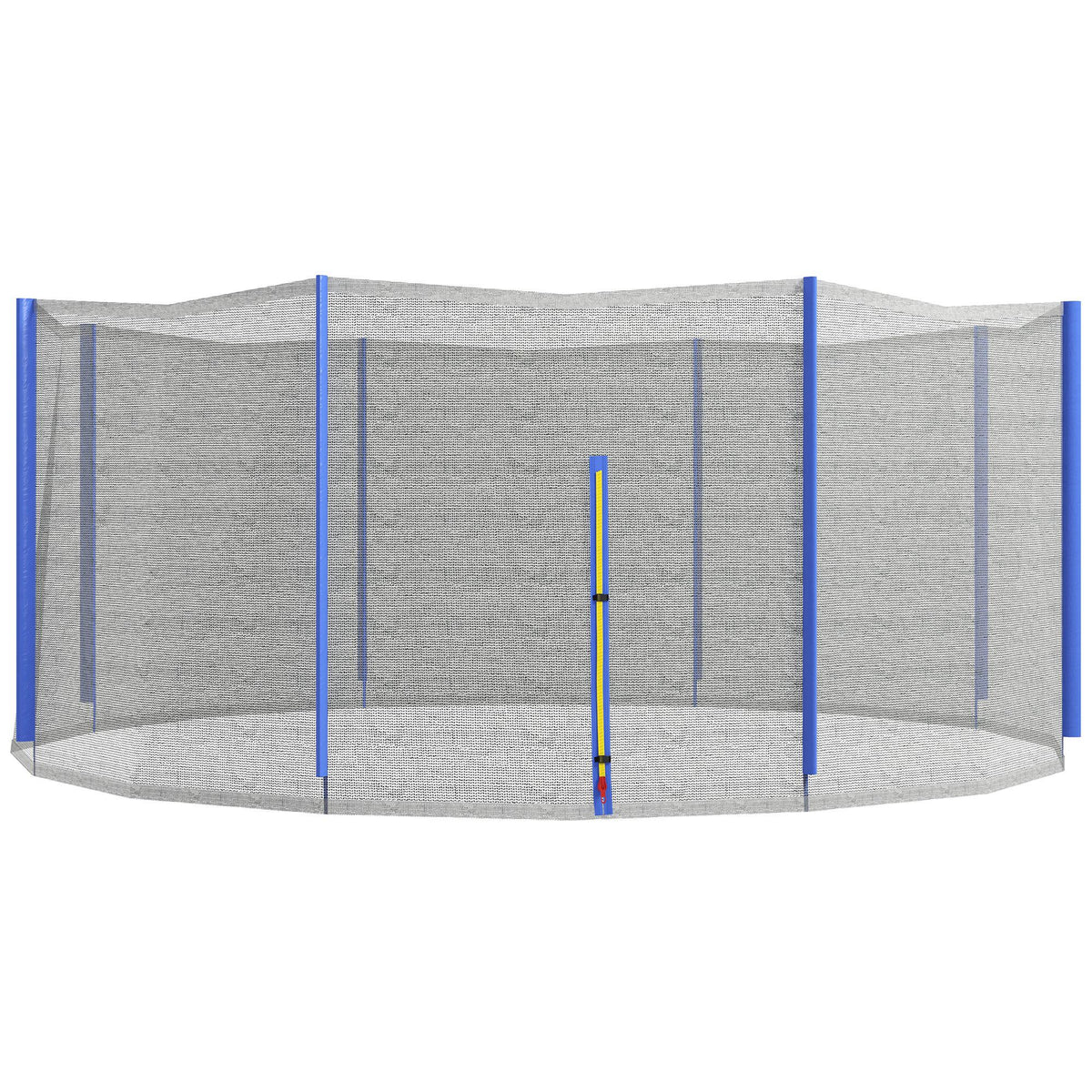 Trampoline Net Enclosure, Trampoline Netting Replacement with Zippered Entrance for 12ft Round Trampoline