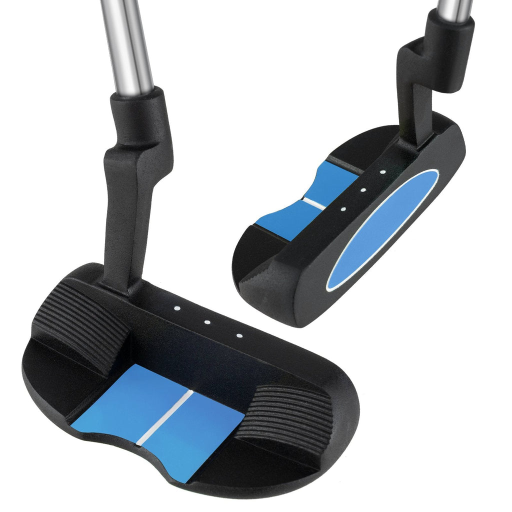 Junior Mallet Putter Individual Gold Club for Kids Ages 11-14-Blue