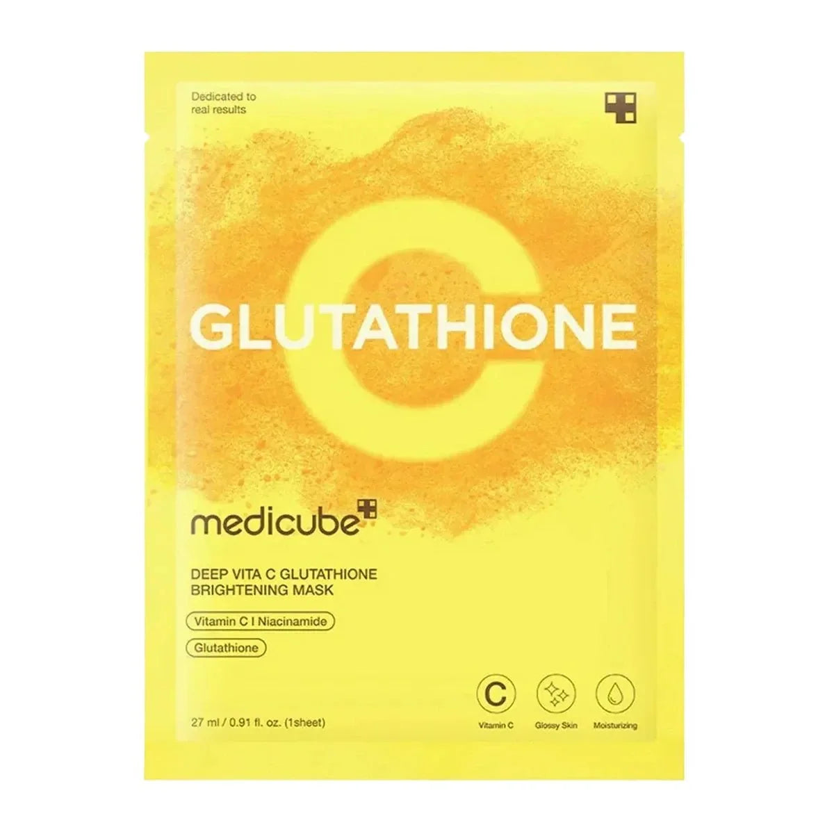 Medicube Deep Vita C Glutathione Brightening Mask 27ml