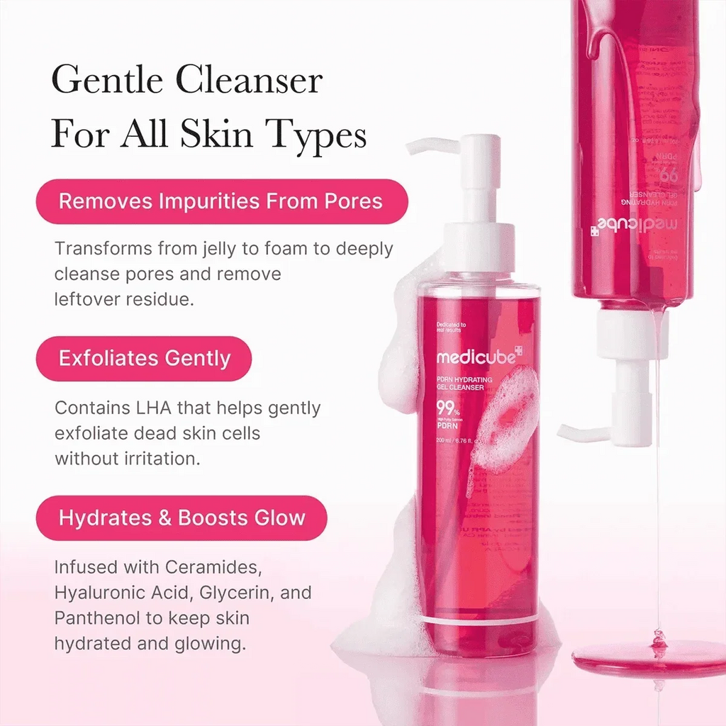 Medicube PDRN Hydrating Gel Cleanser 200ml