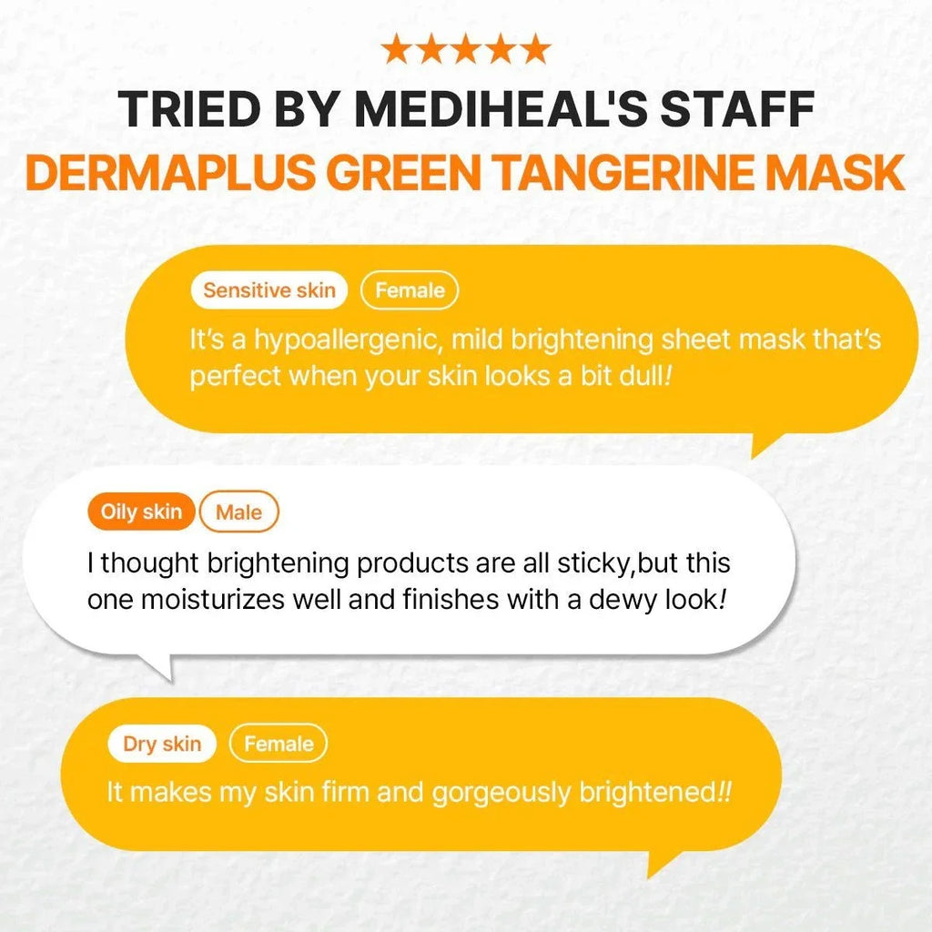 Mediheal Dermaplus Green Tangerine Mask 22ml