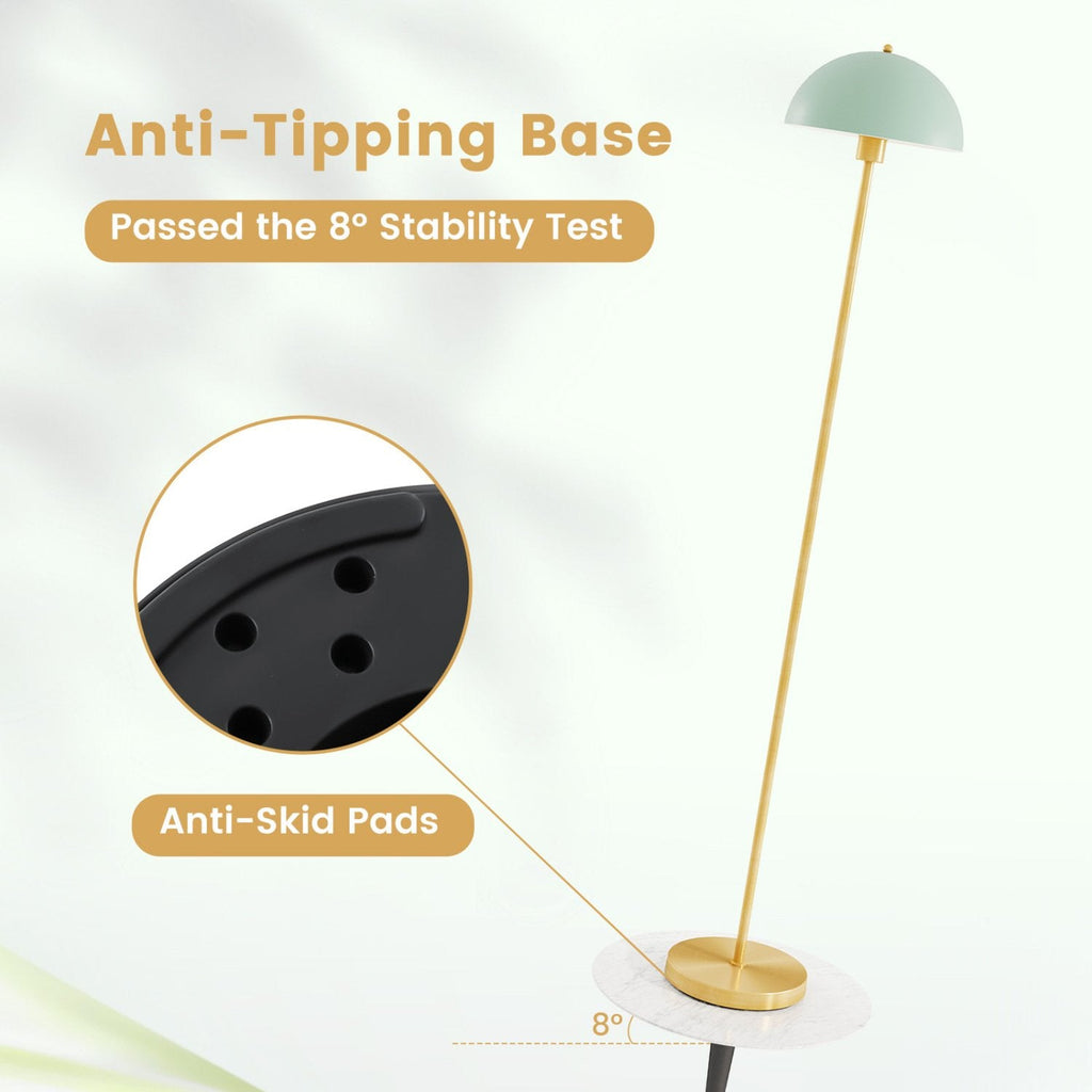 Modern Standing Lamp with Lamp Head and Foot Switch