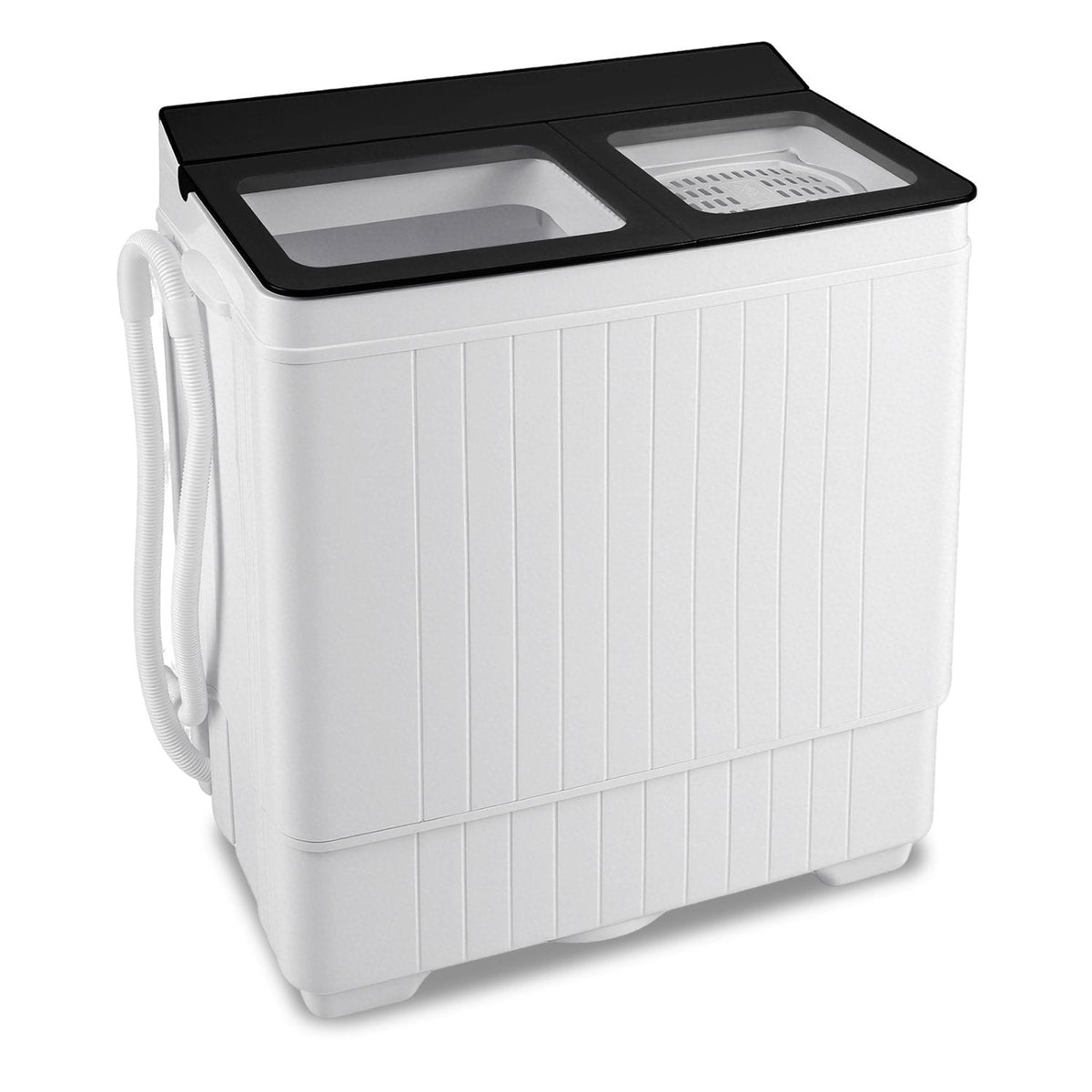Portable Washing Machine with 18 LBS Washer and 8 LBS Spinner Combo-Black
