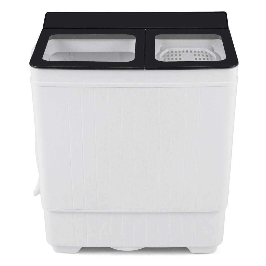 Portable Washing Machine with 18 LBS Washer and 8 LBS Spinner Combo-Black