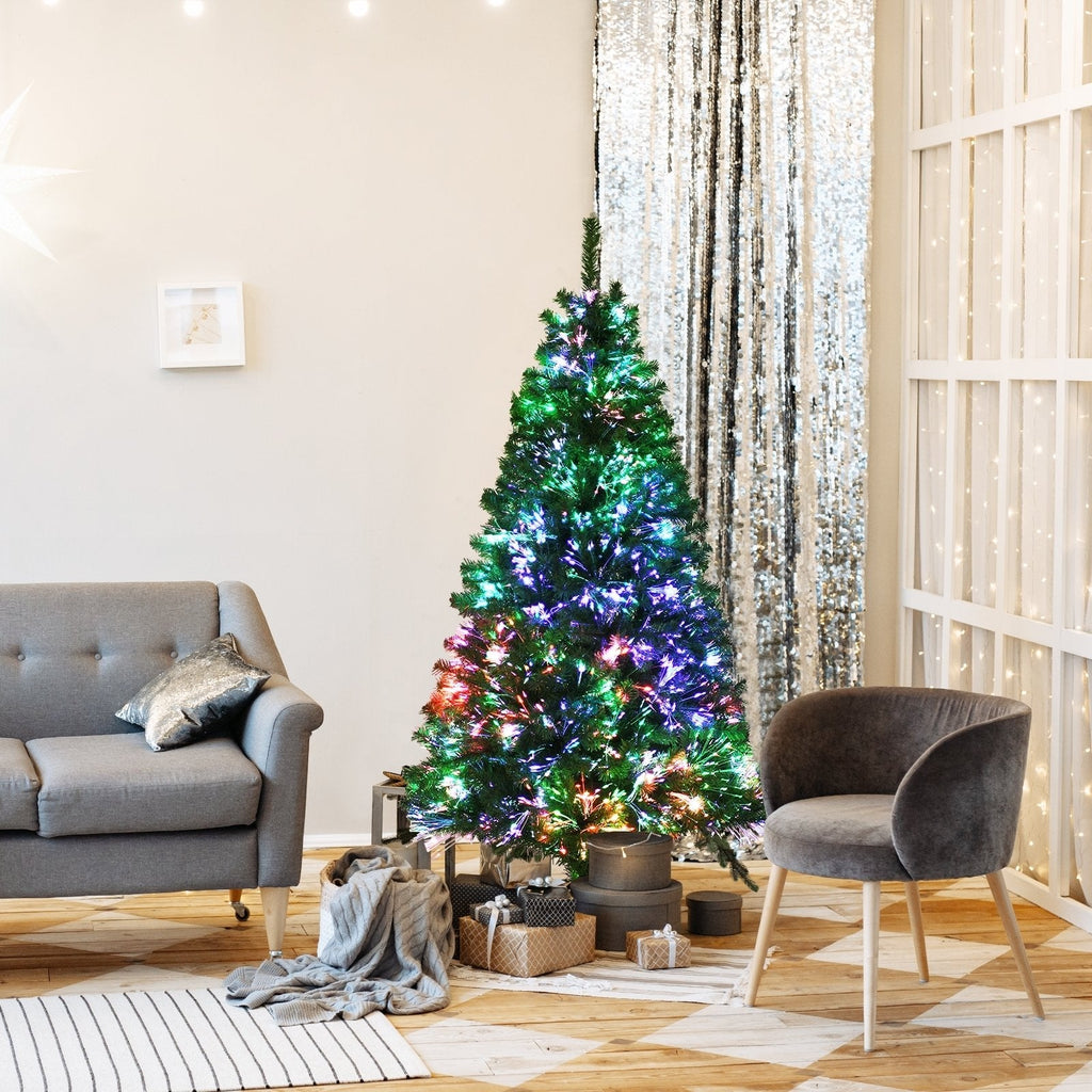 5 FT Fibre Optic Christmas Tree, 449 Branch Tips with Colour Changing Light