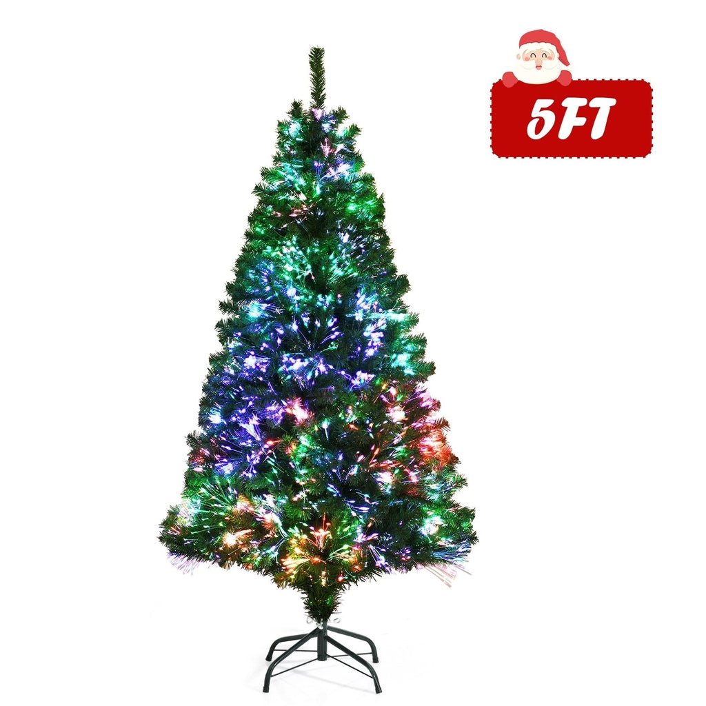 5 FT Fibre Optic Christmas Tree, 449 Branch Tips with Colour Changing Light