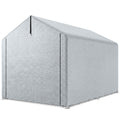7' x 5' Portable Shed, Waterproof Bike Tent with Roll-up Zipper Door and Galvanized Metal Frame for Bike