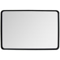 Rectangular Wall Mount Bathroom Mirror with Solid Steel Frame-L