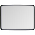 Rectangular Wall Mount Bathroom Mirror with Solid Steel Frame-M