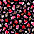Hugs & Kisses Cafe Latte- Black