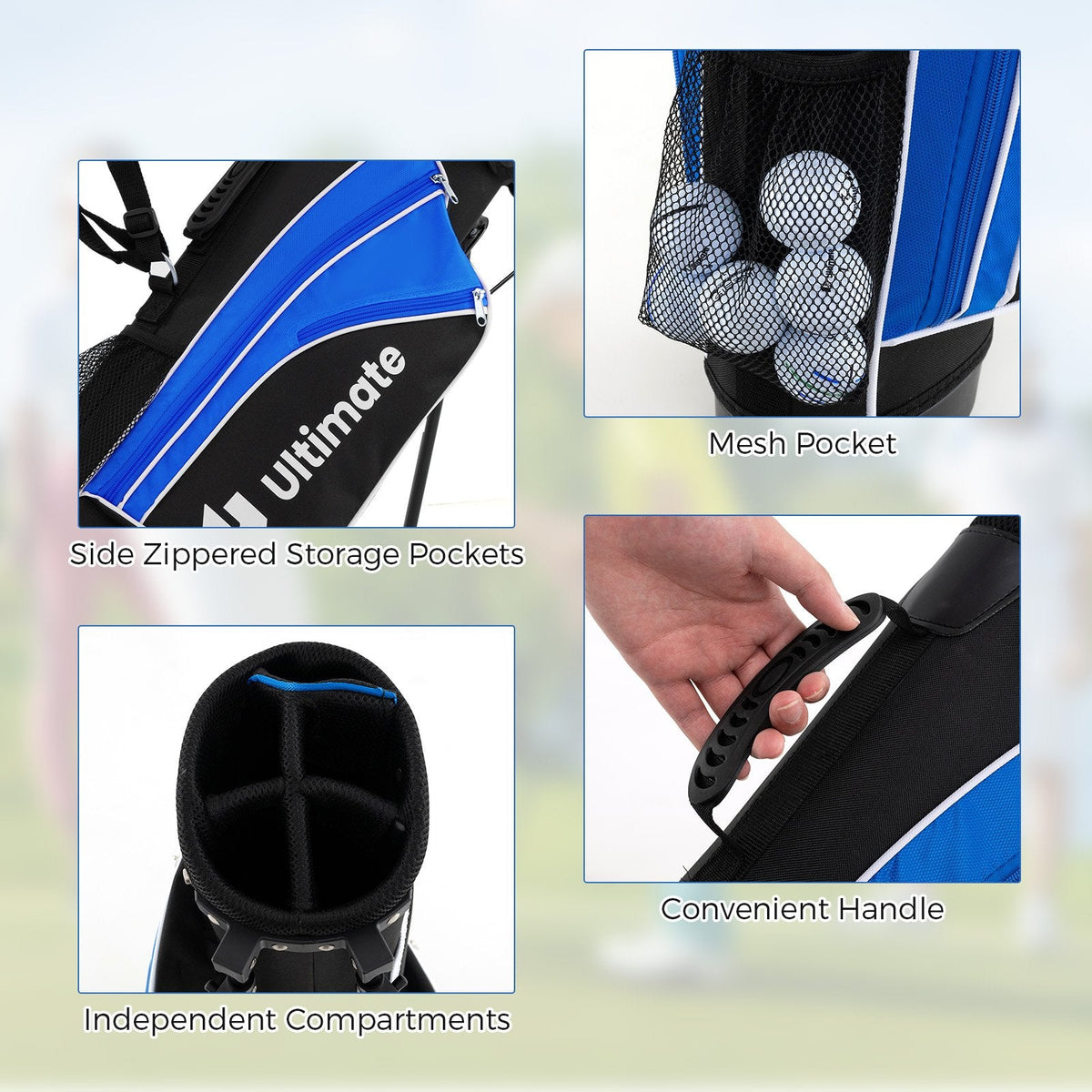 Complete Golf Club Set for Children Age 11-13-Blue
