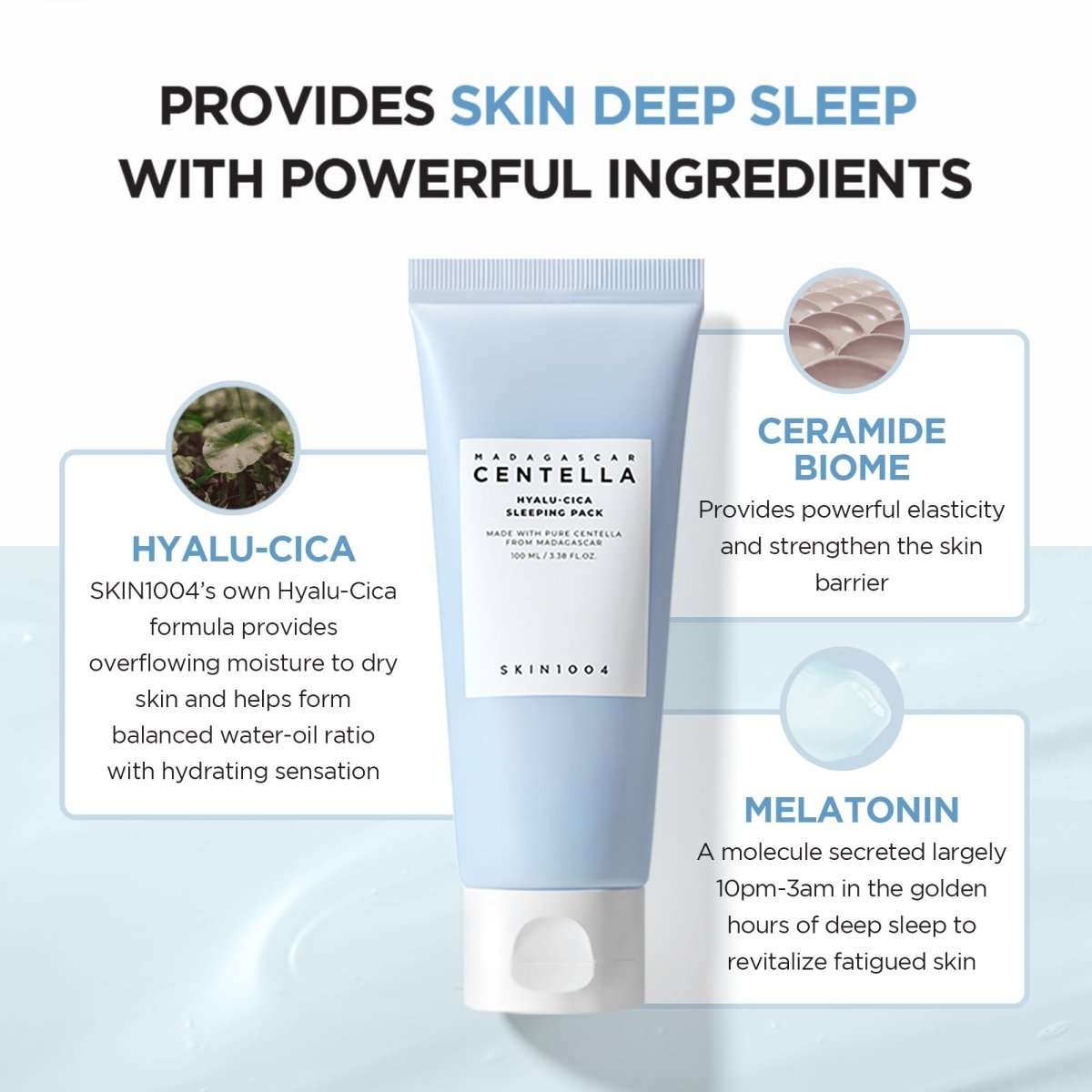 SKIN1004 Madagascar Centella Hyalu-Cica Sleeping Pack 30ml