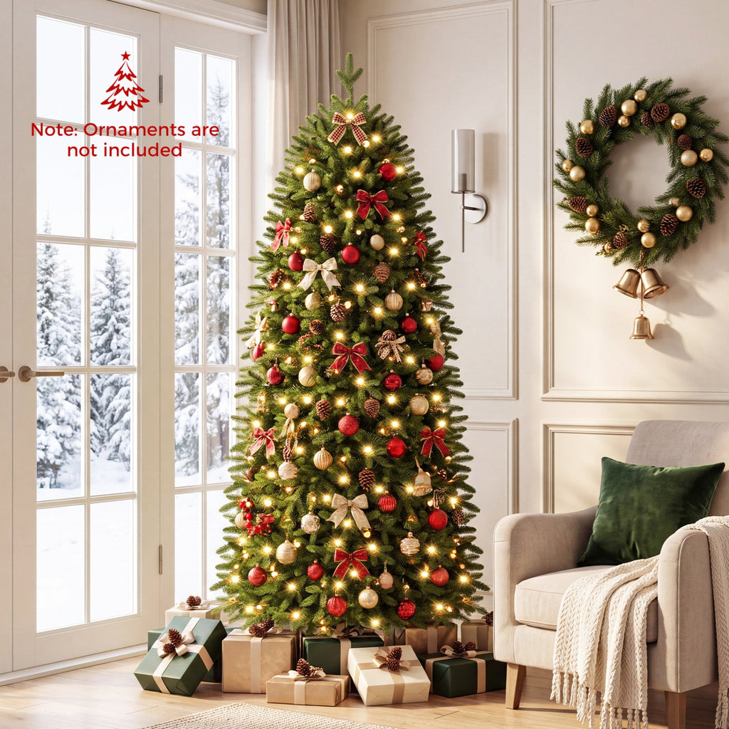 6.2 FT Smart Pencil Christmas Tree, 719 Tips with 220 App Controlled RGB LEDs