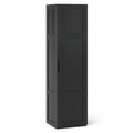 Tall Storage Cabinet with 4 Storage Shelves for Bathroom Living Room-Black