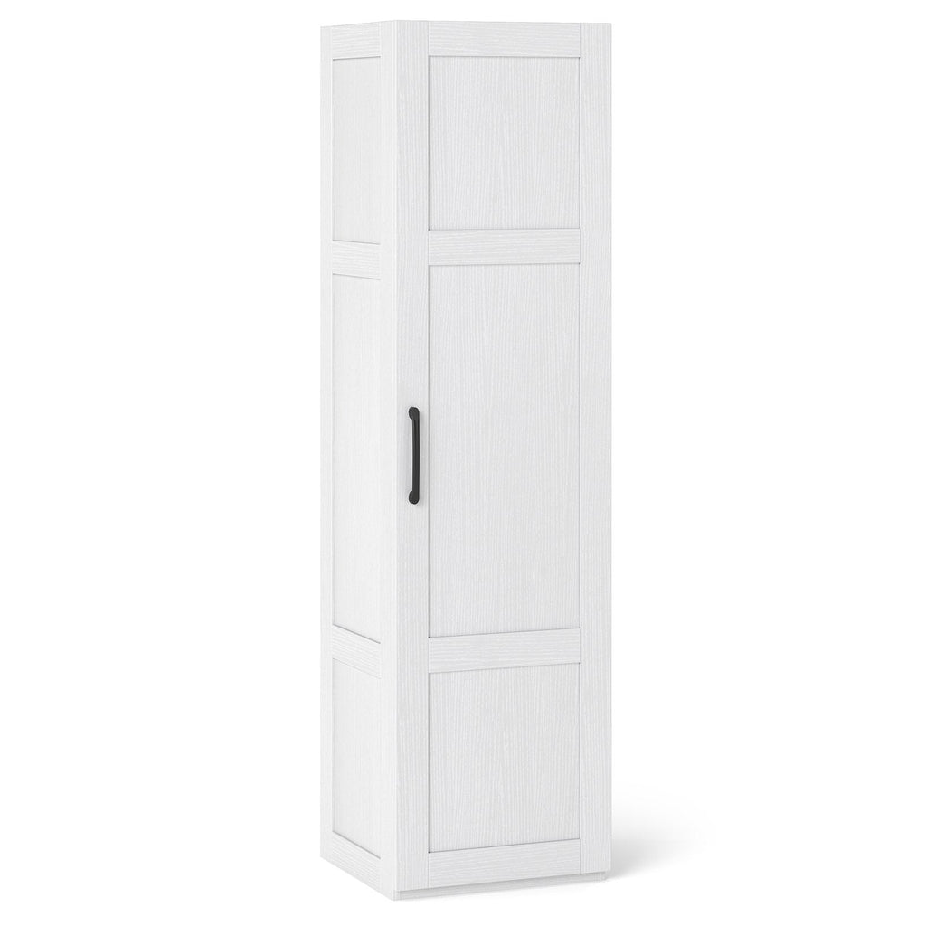 Tall Storage Cabinet with 4 Storage Shelves for Bathroom Living Room-White