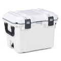 Ultra-Light Injection Molded Cooler 53 QT Hard Ice Chest-White