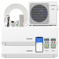 UltrEco Series 18,000 BTU 2 Zone Mini Split Heat Pump with WiFi, 22 SEER2, 7K + 7K