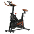 Quiet Stationary Exercise Bike with Adjustable Resistance, Seat, Black