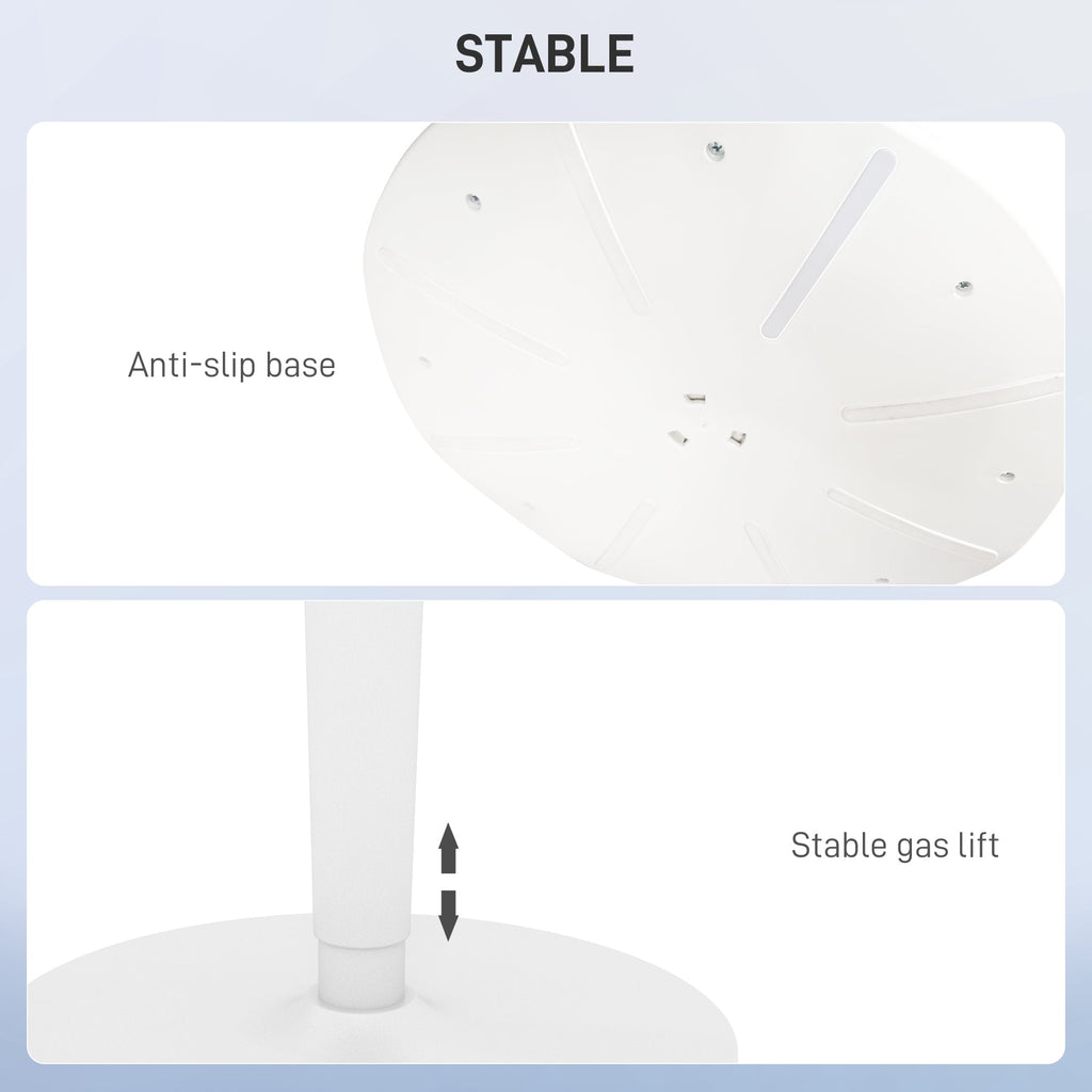 Standing Desk Stool, Ergonomic Wobble Chair, Adjustable Leaning Stool for Office Desks, with Rocking Motion, Black