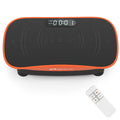 Vibration Plate Exercise Machine for Lymphatic Drainage and Weight Loss with 10 Speed Intensities-Orange