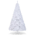 7 FT White Artificial Christmas Tree with 950 PVC Tips and Solid Metal Stand, Unlit
