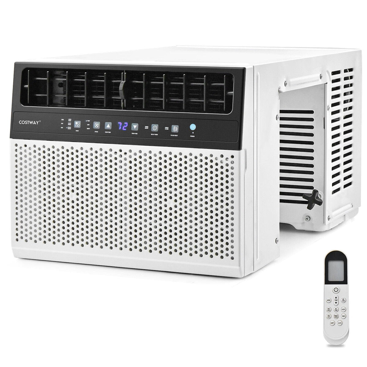 10000 BTU Window Air Conditioner with Remote and LED Control Panel, 250 sq ft, 42 dB