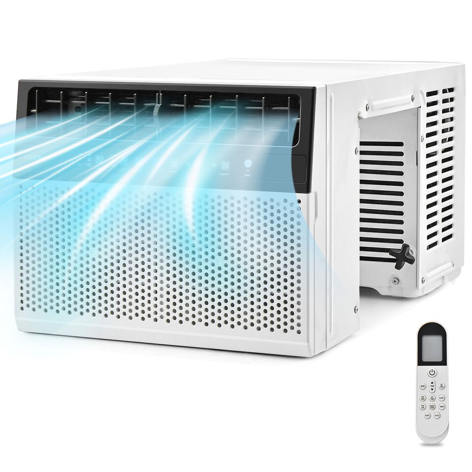 10000 BTU Window Air Conditioner with Remote and LED Control Panel, 250 sq ft, 42 dB